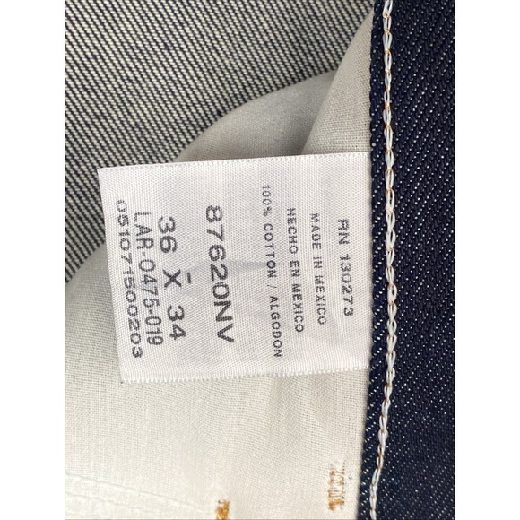 Vtg Rustler Mens 36x34 Straight Leg Regular Fit Heavyweight Denim Jeans - Picture 13 of 13